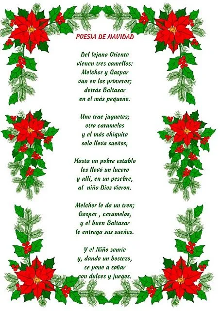 Rimas de navidad | Jessica blog