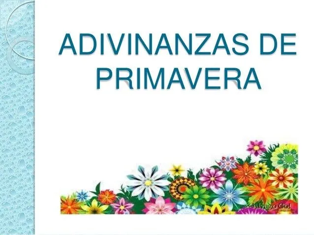 Rimas de primavera - Imagui