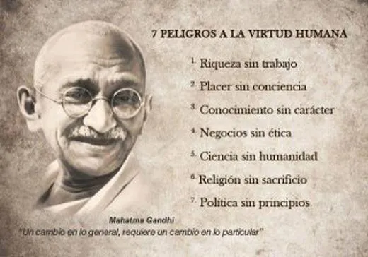EL RINCON DE MIS AFICIONES: ¡¡Qué es la vida según Gandhi!!