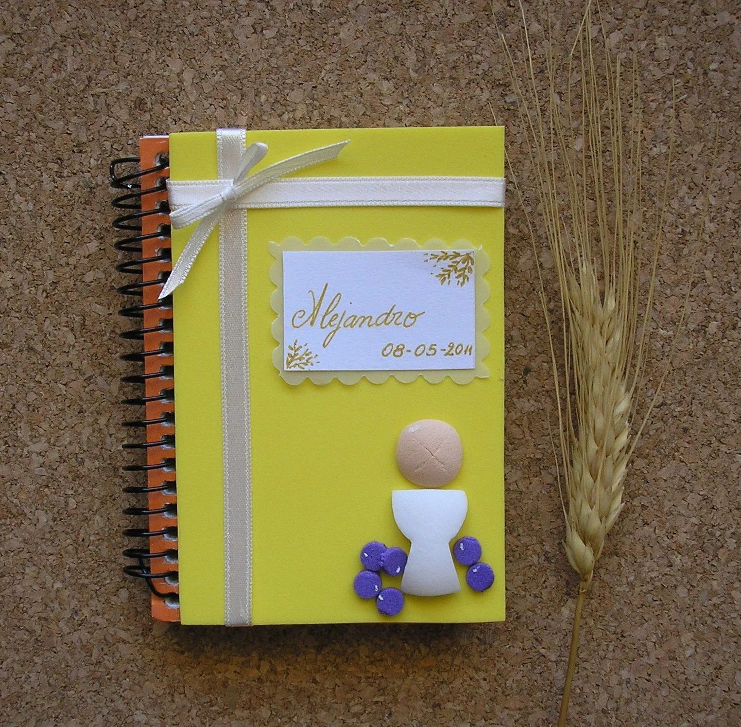 Mi rincón artesano: Anotadores para comunión