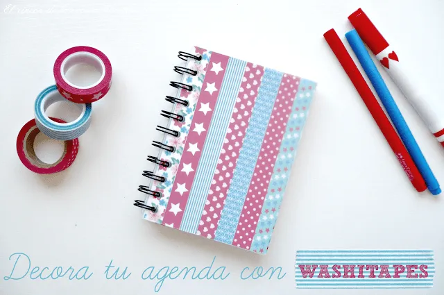 El rincón de las cosas bonitas: Una agenda decorada con washitape El rincón de las cosas bonitas: Una agenda decorada con washitape
