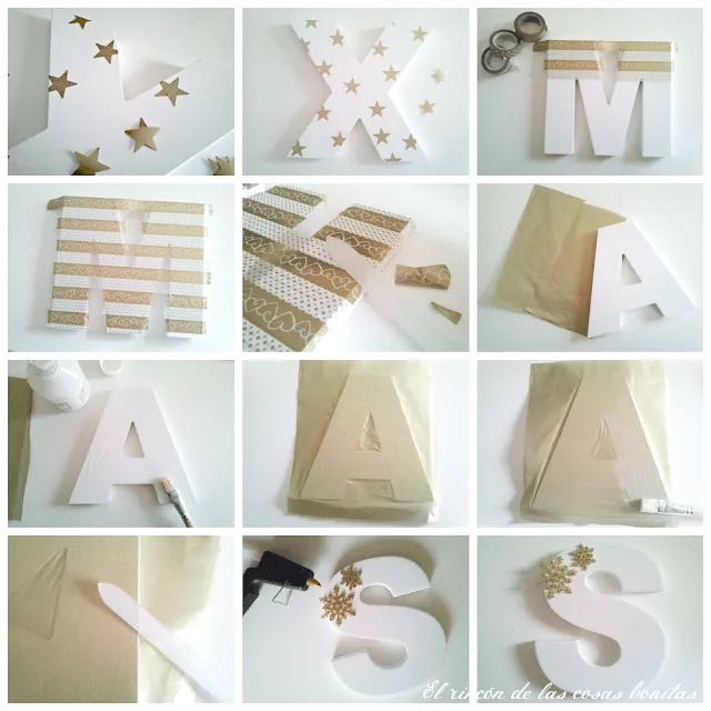 El rincón de las cosas bonitas: Letras de madera decoradas para ... El rincón de las cosas bonitas: Letras de madera decoradas para ...