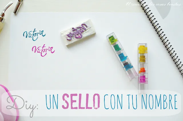 El rincón de las cosas bonitas: Un sello carvado con mi nombre El rincón de las cosas bonitas: Un sello carvado con mi nombre
