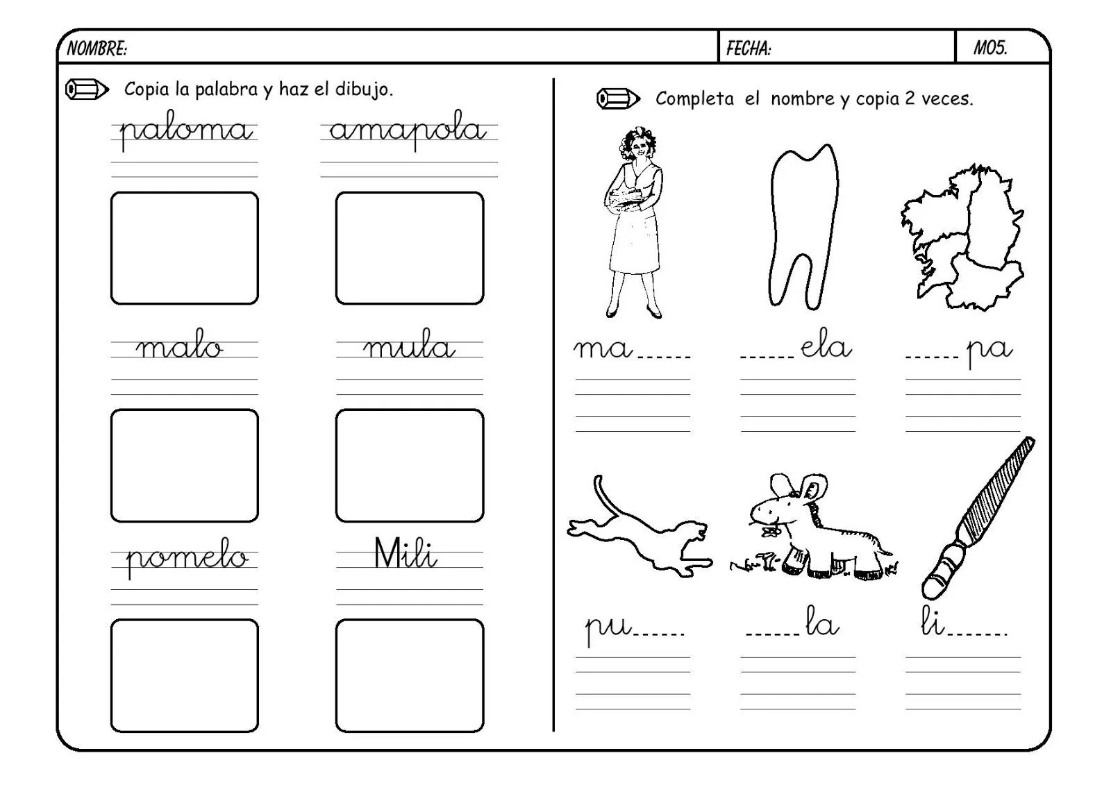 Un Rincón En Casa — Letra M