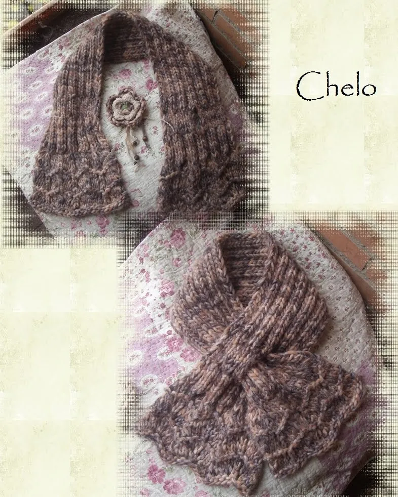 El rincón de Chelo: Bufanda de punto para una amiga.....