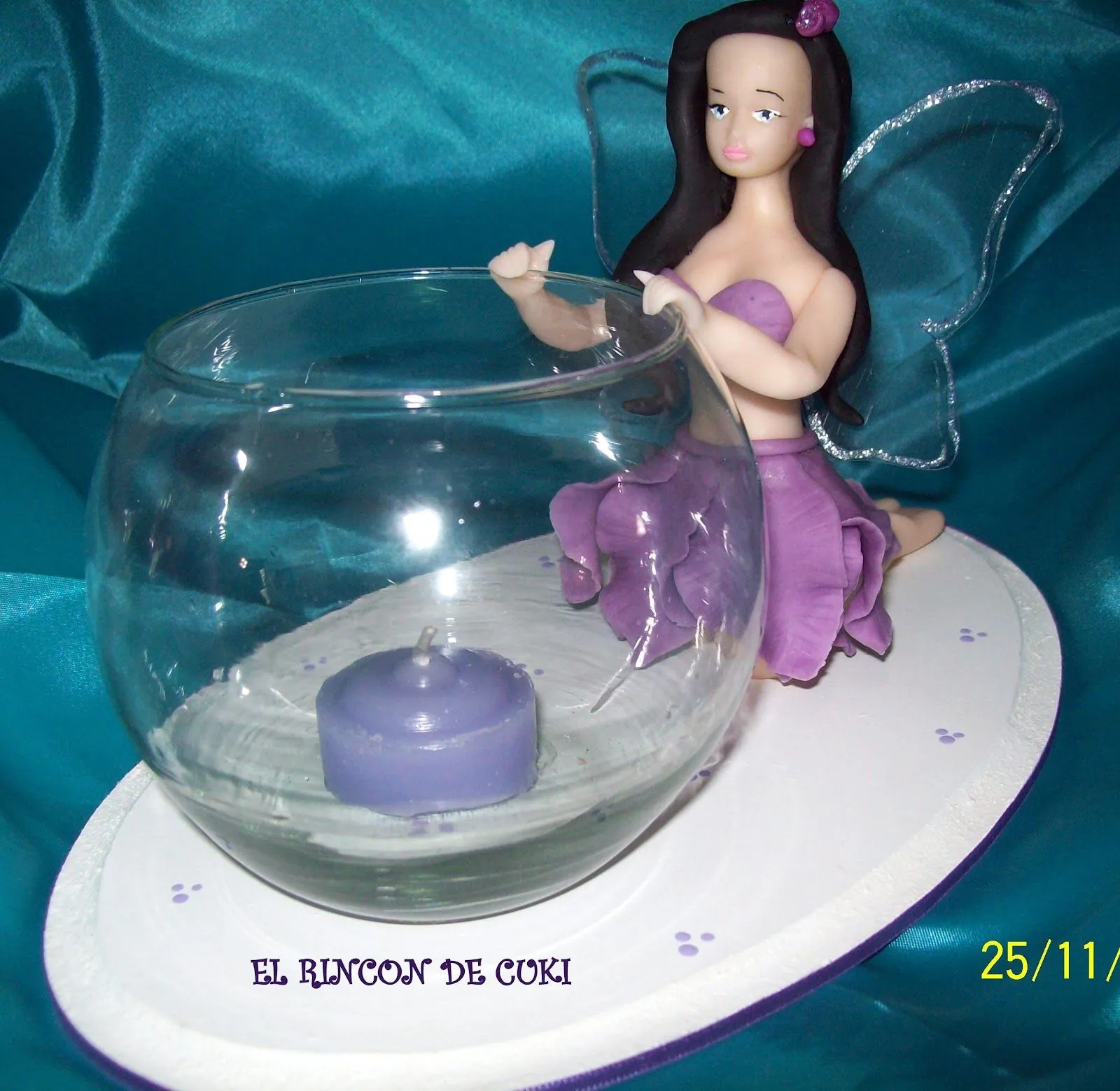 EL RINCON DE CUKI: SOUVENIRS HADAS PORTA VELAS 15 AÑOS