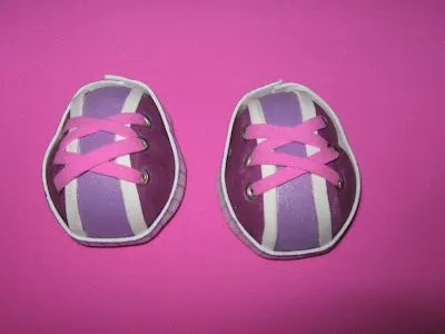 Un rincón para E.V.A....: Zapatillas para mi Fofucha... Un rincón para E.V.A....: Zapatillas para mi Fofucha...