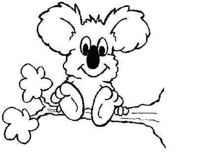 El rincon de la infancia: ? Koalas para pintar ?