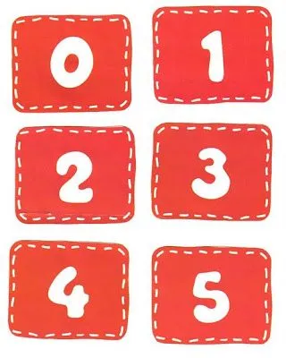 El rincon de la infancia: ♥ Más números del 1 al 15