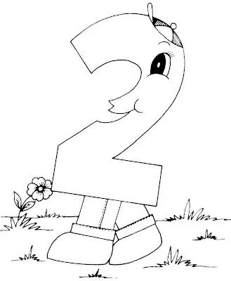 El rincon de la infancia: ♥ Números para pintar