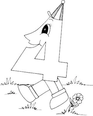 El rincon de la infancia: ♥ Números para pintar