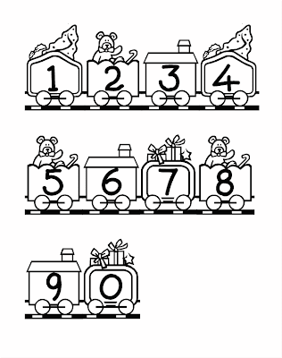 El rincon de la infancia: ♥Números para pintar El rincon de la infancia: ♥Números para pintar
