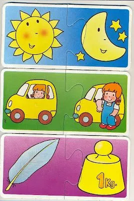 El rincon de la infancia: ♥ Los opuestos El rincon de la infancia: ♥ Los opuestos