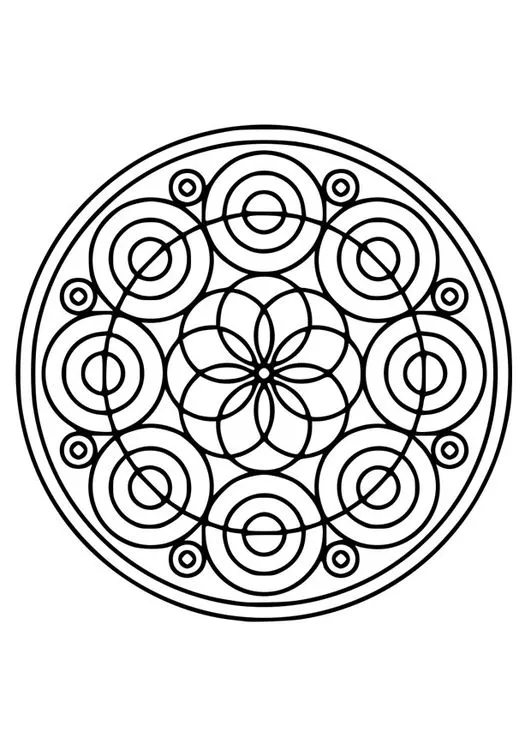 RINCÓN DE INFANTIL: MANDALAS PARA COLOREAR