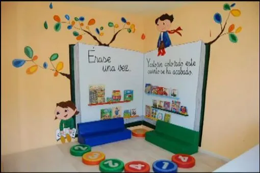 Rincon de lectura | Decoración salón preescolar | Pinterest Rincon de lectura | Decoración salón preescolar | Pinterest