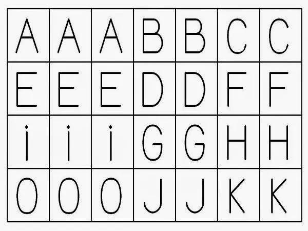 EL RINCÓN DEL MAGO: LETRAS DEL ABECEDARIO PARA IMPRIMIR ...