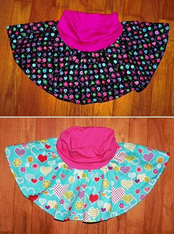 mi rincón de mariposas: CC Falda Reversible: vuestras fotos