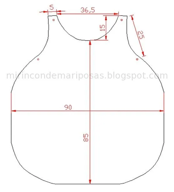 mi rincón de mariposas: Cobertor para portabebés: patrón y cortar ...