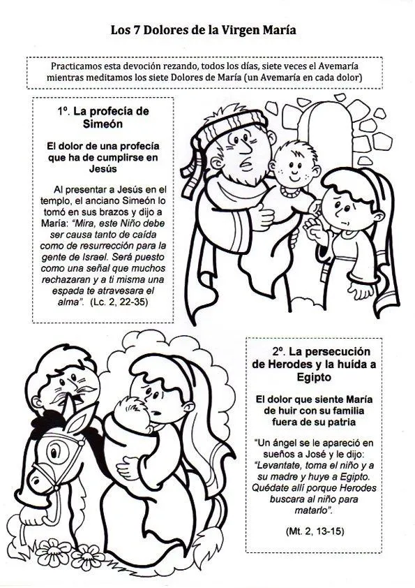 El Rincón de las Melli: Los siete dolores de la Virgen Maria para ... El Rincón de las Melli: Los siete dolores de la Virgen Maria para ...