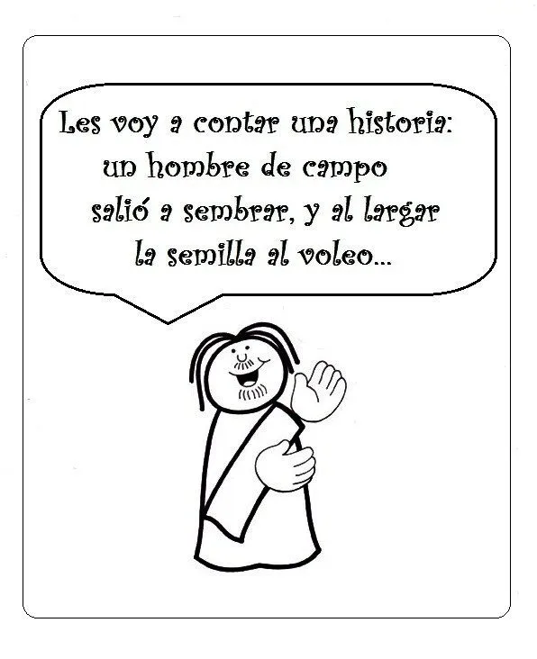 El Rincón de las Melli: Parábola del sembrador con dibujos El Rincón de las Melli: Parábola del sembrador con dibujos