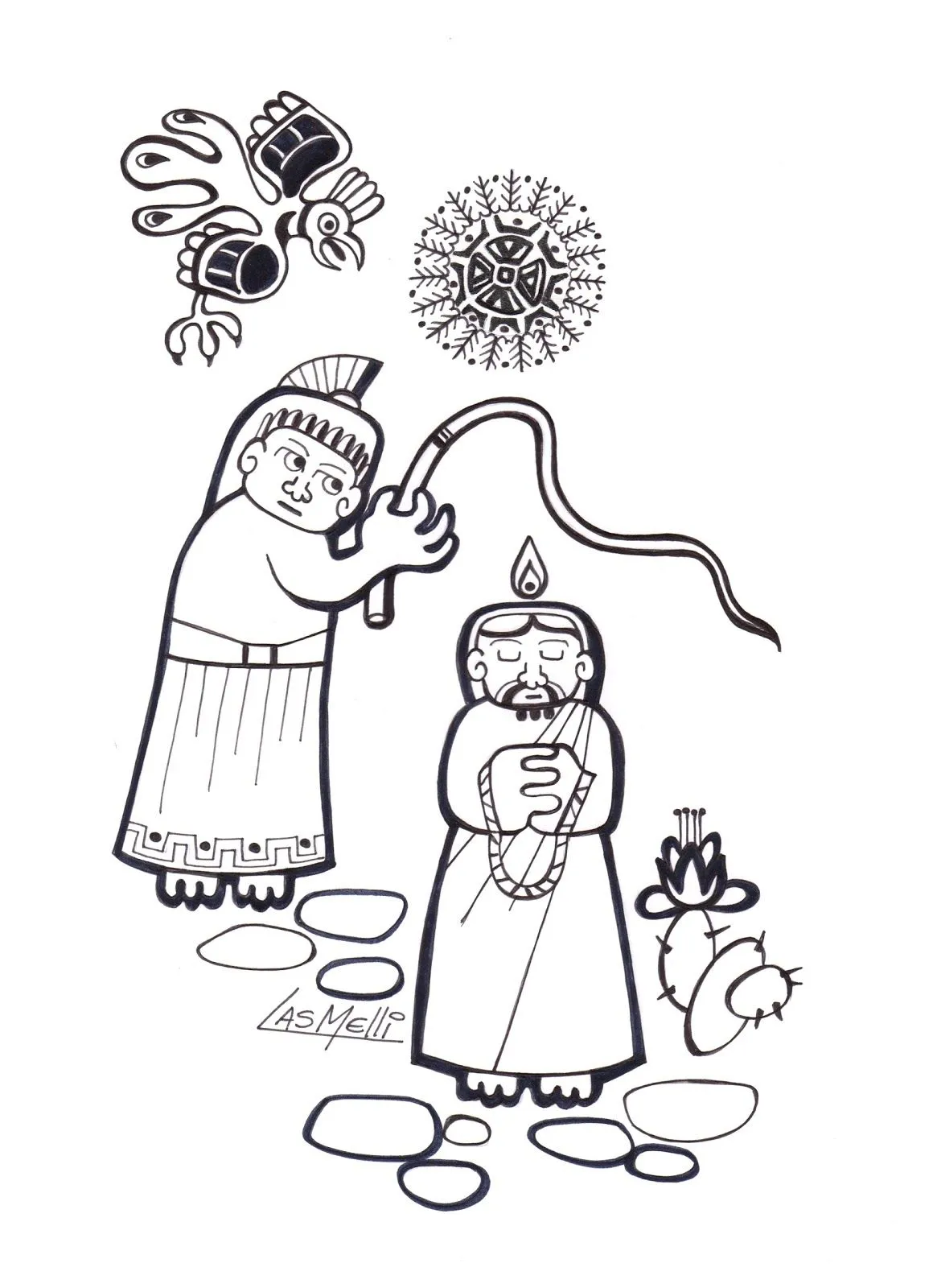 Rosario misionero colores - Dibujos para colorear - IMAGIXS Rosario misionero colores - Dibujos para colorear - IMAGIXS