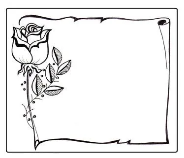 El Rincón de las Melli: Tarjeta: rosa con pergamino