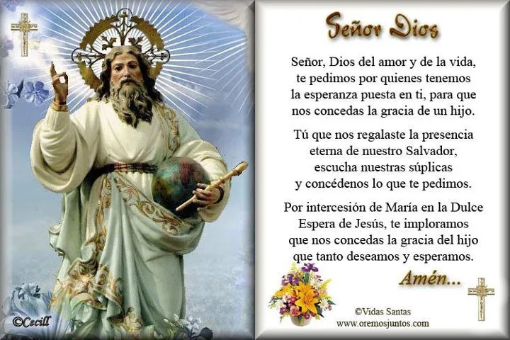 Rincón de la Oración: Estampas Oraciones para concebir un hijo Rincón de la Oración: Estampas Oraciones para concebir un hijo