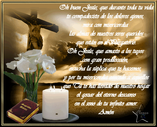 Rincón de la Oración: Estampas Oraciones por los Fieles Difuntos Rincón de la Oración: Estampas Oraciones por los Fieles Difuntos