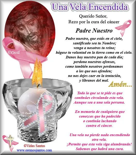 Rincón de la Oración: Estampas Oraciones del Padre Nuestro