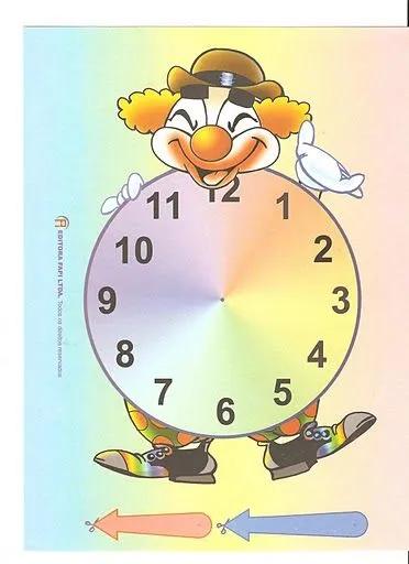 El Rincón de Paty Sosa: RELOJ PAYASO