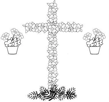 EL RINCÓN DE LOS PEQUES: CRUCES DE MAYO PARA COLOREAR EL RINCÓN DE LOS PEQUES: CRUCES DE MAYO PARA COLOREAR