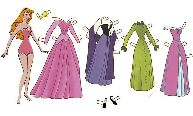 EL RINCÓN DE LOS PEQUES: PRINCESAS DISNEY PARA RECORTAR