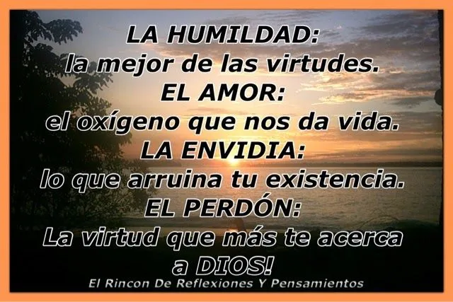 El Rincón De Reflexiones Y Pensamientos : EL PERDÓN: La virtud que ...