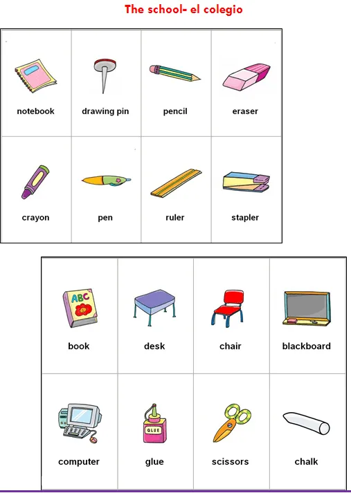 NUESTRO RINCÓN DEL SABER: INGLÉS - SEMANA 7