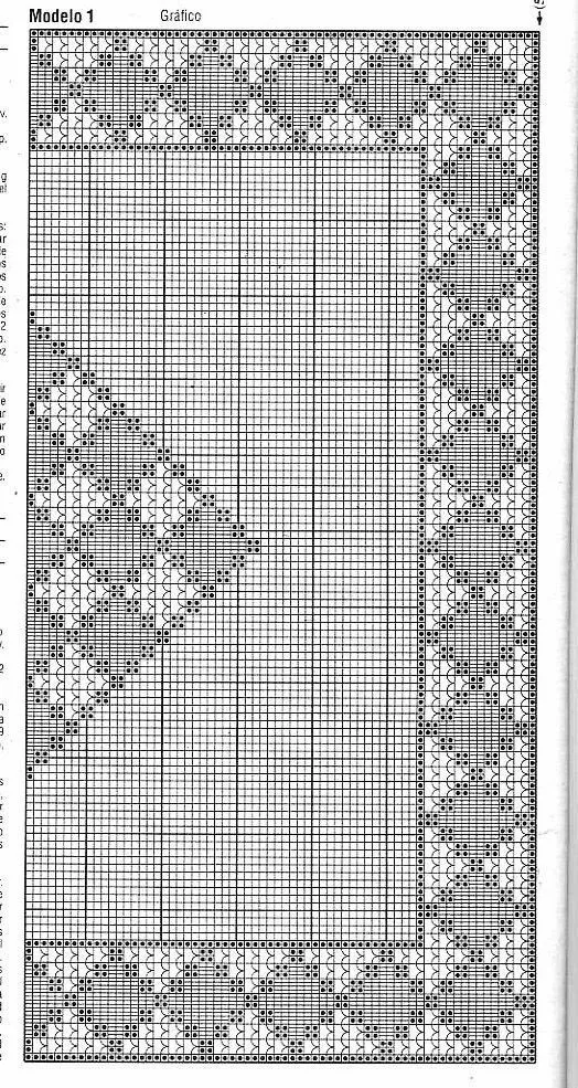 ❤ ✿ Mi Rincón del Tejido ✿ ❤: PATRON GRATIS Diagramas para mantel rectangular ❤ ✿ Mi Rincón del Tejido ✿ ❤: PATRON GRATIS Diagramas para mantel rectangular