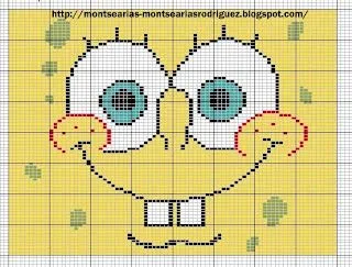 Un rincón para mis vivencias: BOB ESPONJA PATRONES GRATIS Un rincón para mis vivencias: BOB ESPONJA PATRONES GRATIS