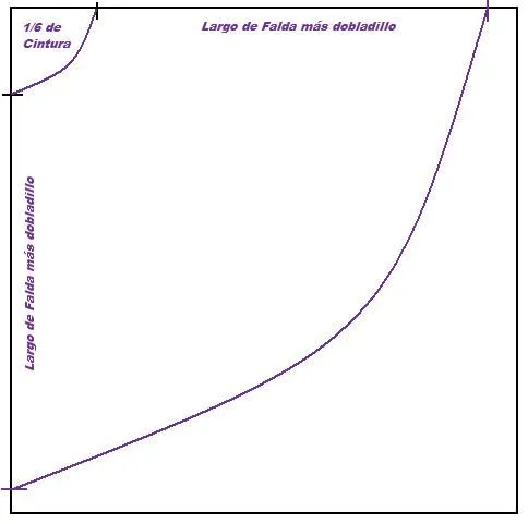 El rincón de Zonia: FALDA PLATO para niña, adolescente y mujer, en ...