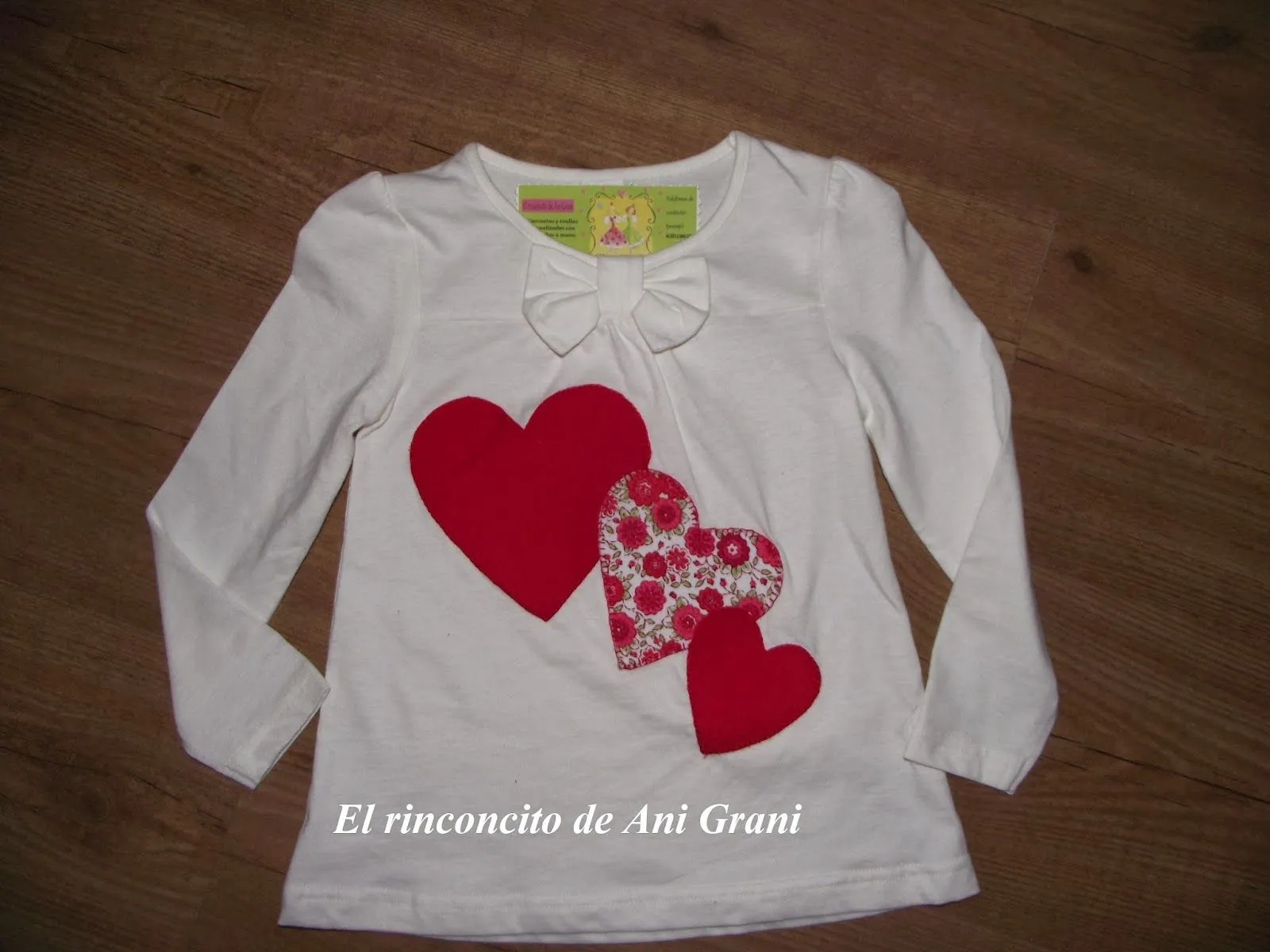 El Rinconcito de AniGrani: Camiseta decoradas con tela. El Rinconcito de AniGrani: Camiseta decoradas con tela.