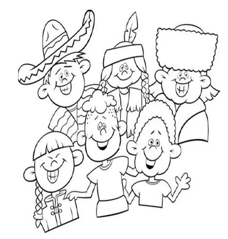Imagenes colorear niños tristes y contentos - Imagui Imagenes colorear niños tristes y contentos - Imagui