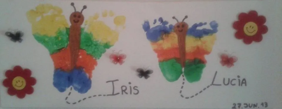 El Rinconcito de Mamy: MARIPOSAS CON LOS PIES El Rinconcito de Mamy: MARIPOSAS CON LOS PIES