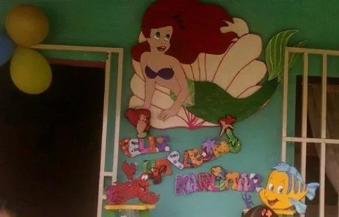 Mi rinconcito y algo mas: Decoracion para fiesta de la sirenita