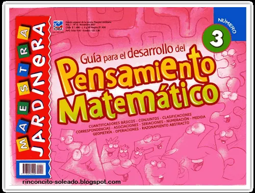 Rinconcito Soleado: Pensamiento matemático [Libro infantil]