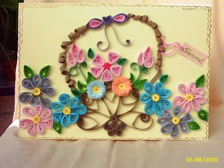 El Rinconcito de Zivi: tarjeta hecha con la tecnica de quilling o ... El Rinconcito de Zivi: tarjeta hecha con la tecnica de quilling o ...
