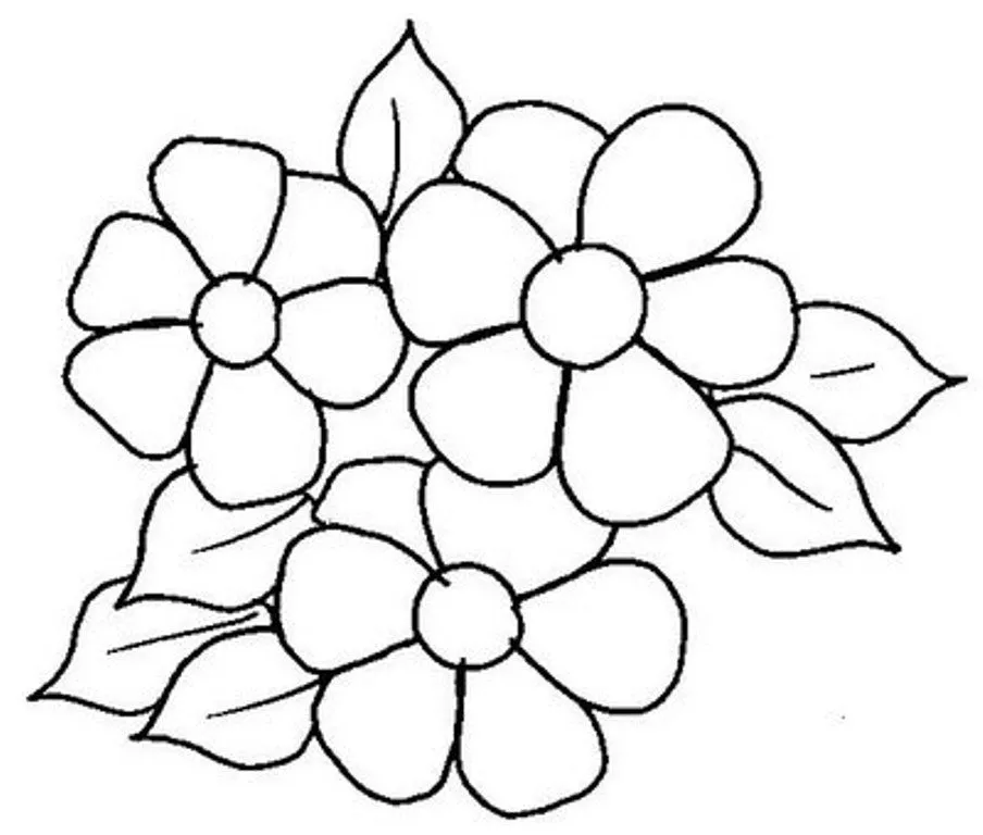 RISCOS DE FLORES PARA PINTURA EM TECIDO