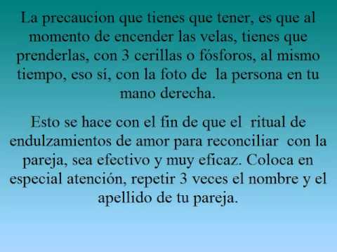 Ritual de endulzamientos de amor para reconciliar con la pareja ...