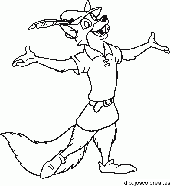 Robin Hood | Dibujos para Colorear