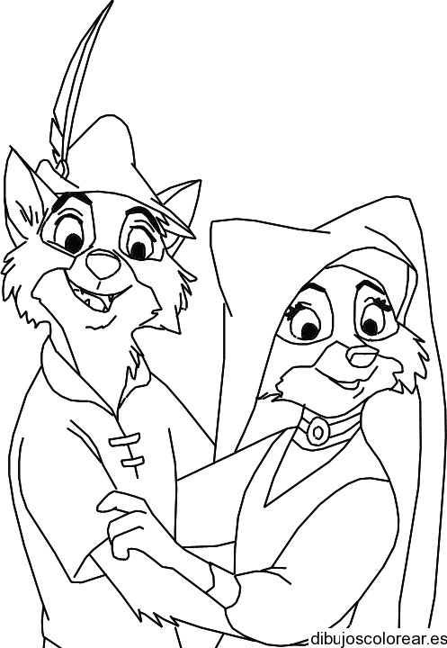 Robin Hood | Dibujos para Colorear
