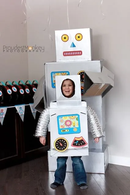 Robots caseros - Decoracion - EstiloPeques