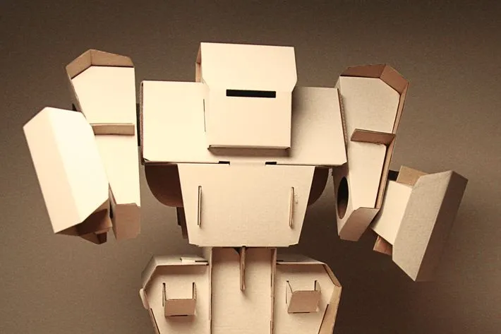 Cardboard Robot // Build Yourself A New Friend // For Love And Glory Cardboard Robot // Build Yourself A New Friend // For Love And Glory