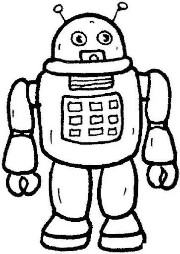 ROBOT PARA COLOREAR